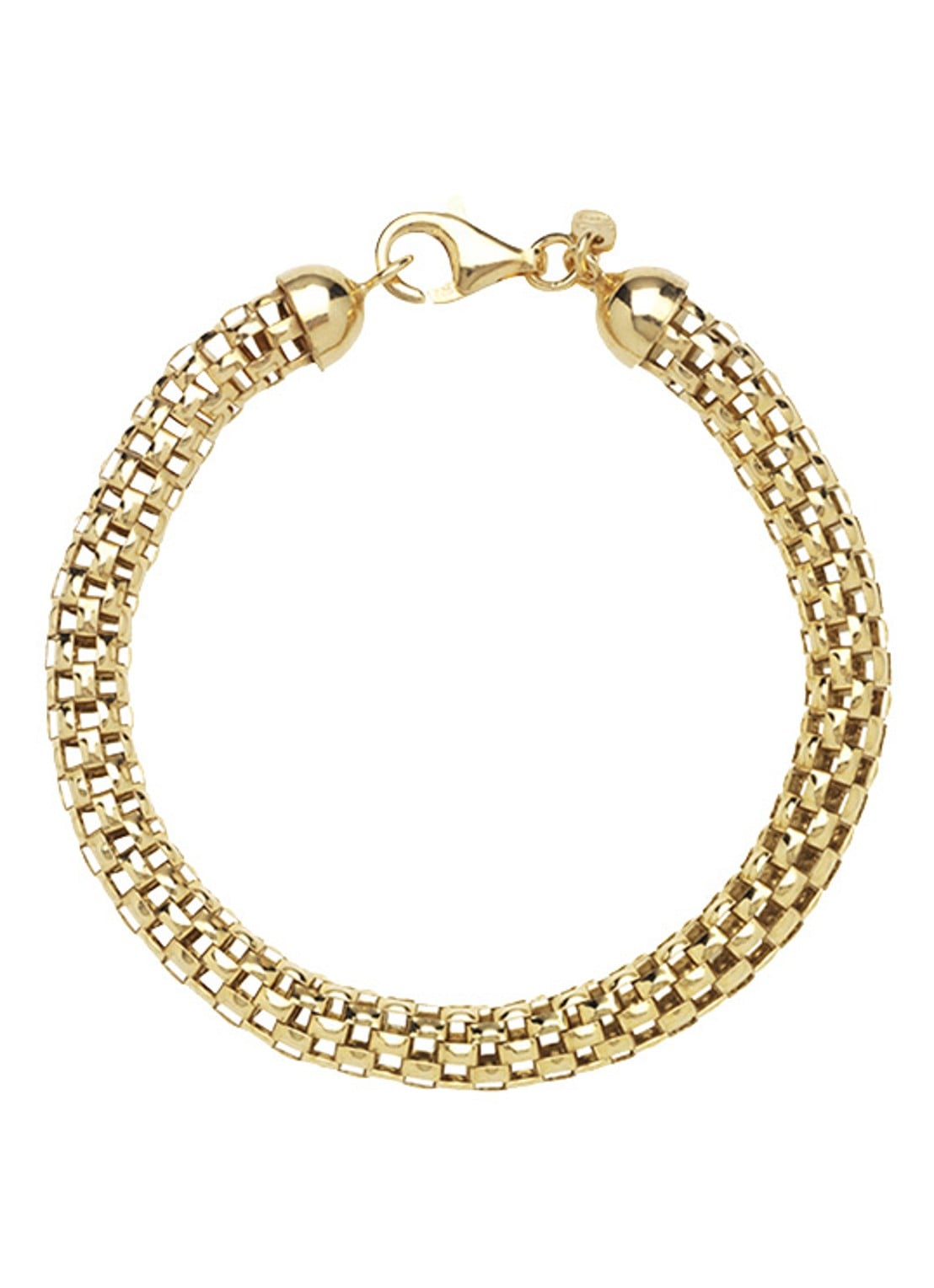 LOTT. gioielli Snake armband verguld - voorkant goud