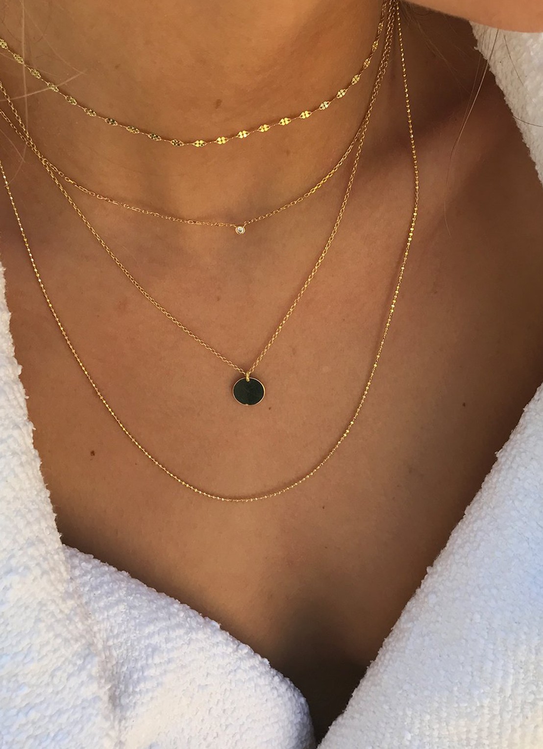 LOTT. gioielli Symbol ketting verguld - voorkant 3 goud