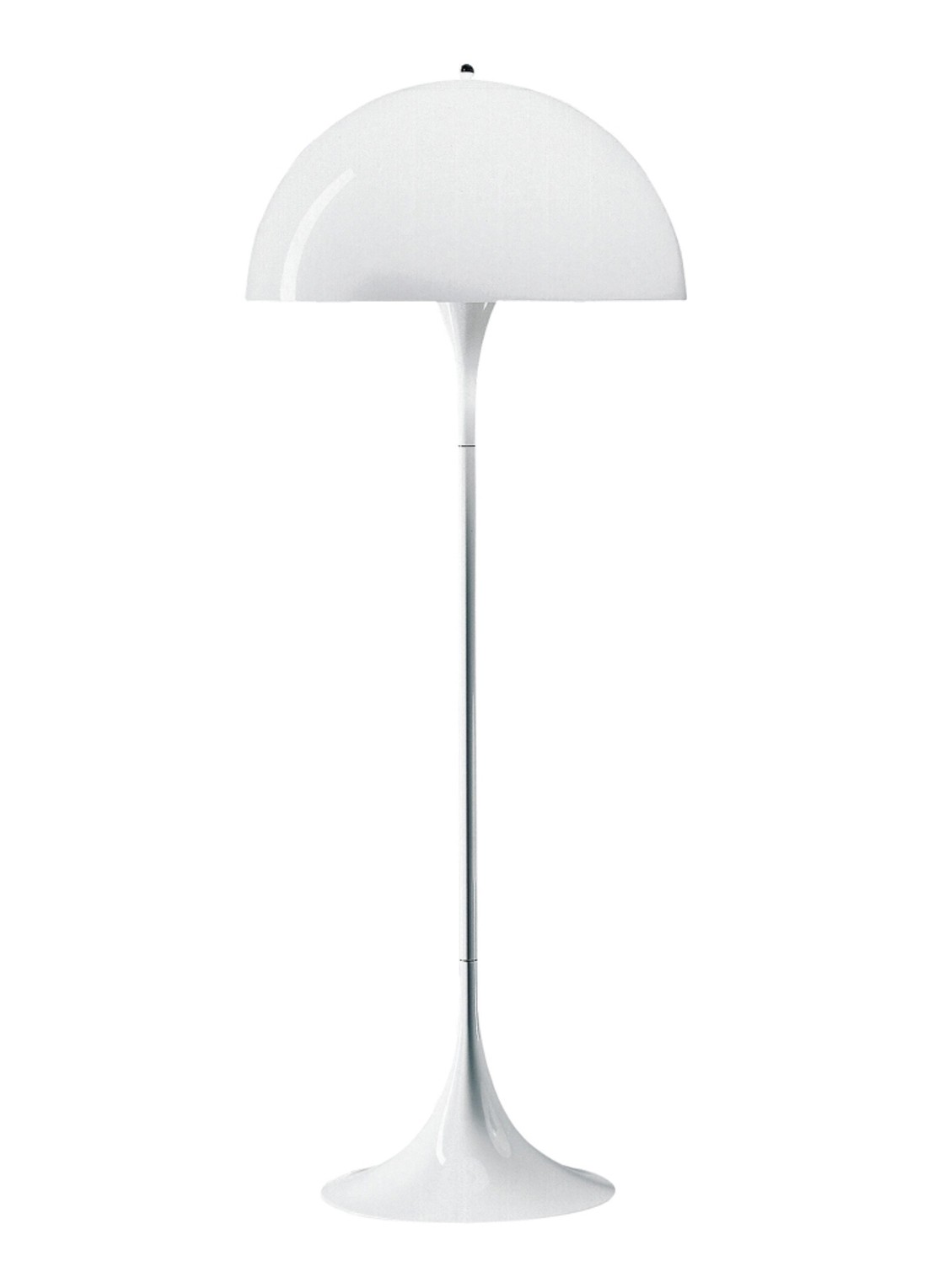 Louis Poulsen Panthella vloerlamp Ø 50 cm - voorkant wit
