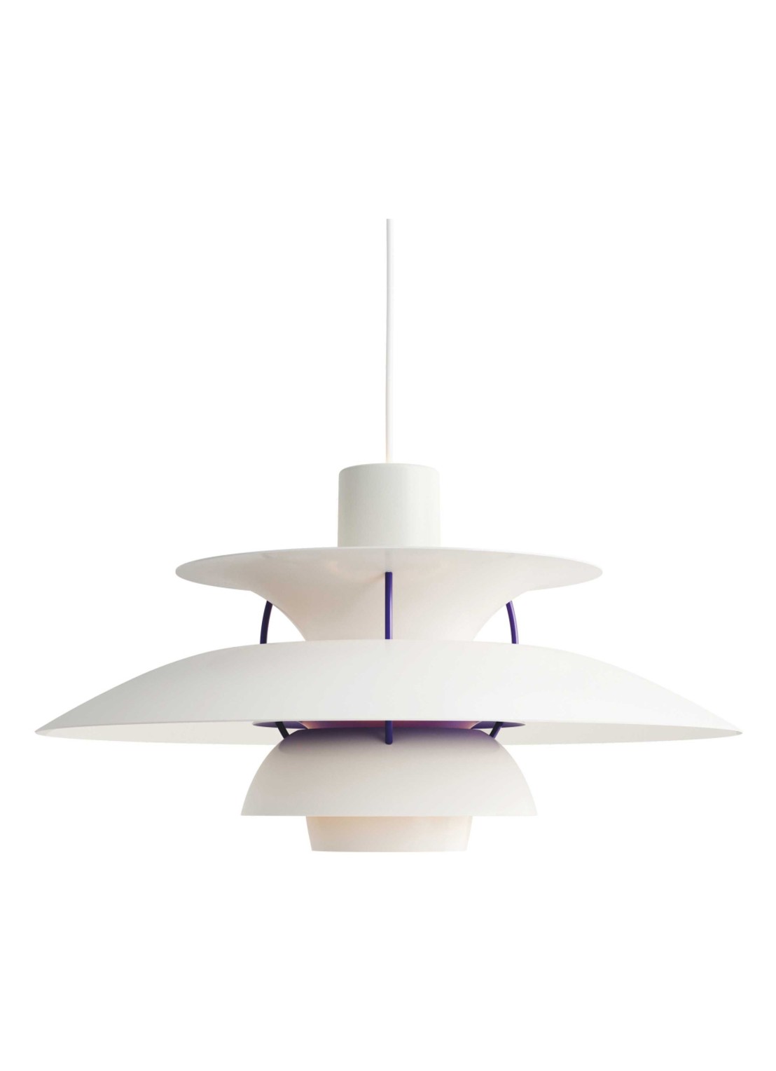 Louis Poulsen PH 5 hanglamp Ø 50 cm - voorkant wit
