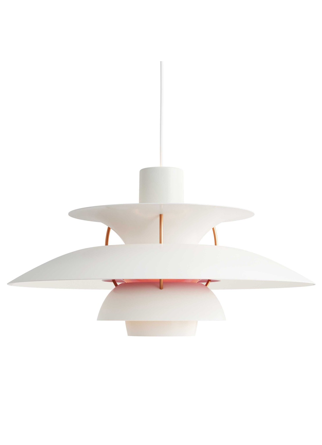 Louis Poulsen PH 5 hanglamp Ø50 cm - voorkant wit
