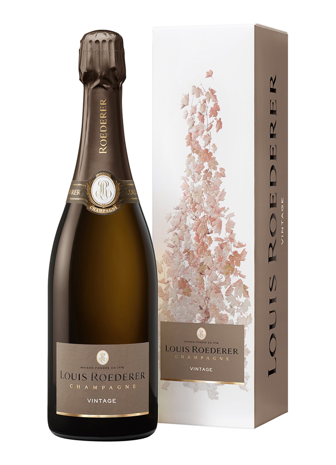 Louis Roederer Louis Roederer Brut Vintage champagne in geschenkverpakking 750 ml - voorkant undefined