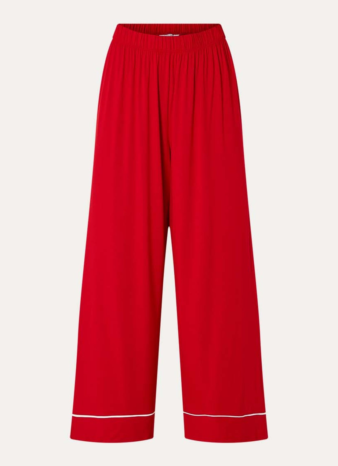 Lounge Alpine Dreams pyjamabroek - voorkant rood