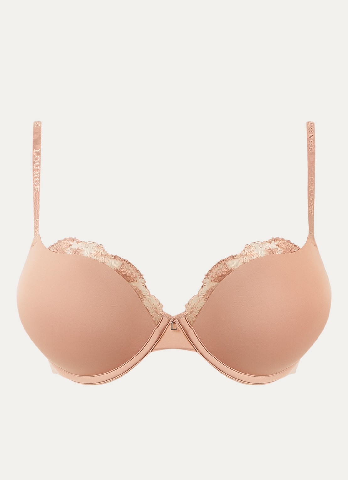 Lounge Anti Gravity push-up bh met mesh - voorkant 4 beige