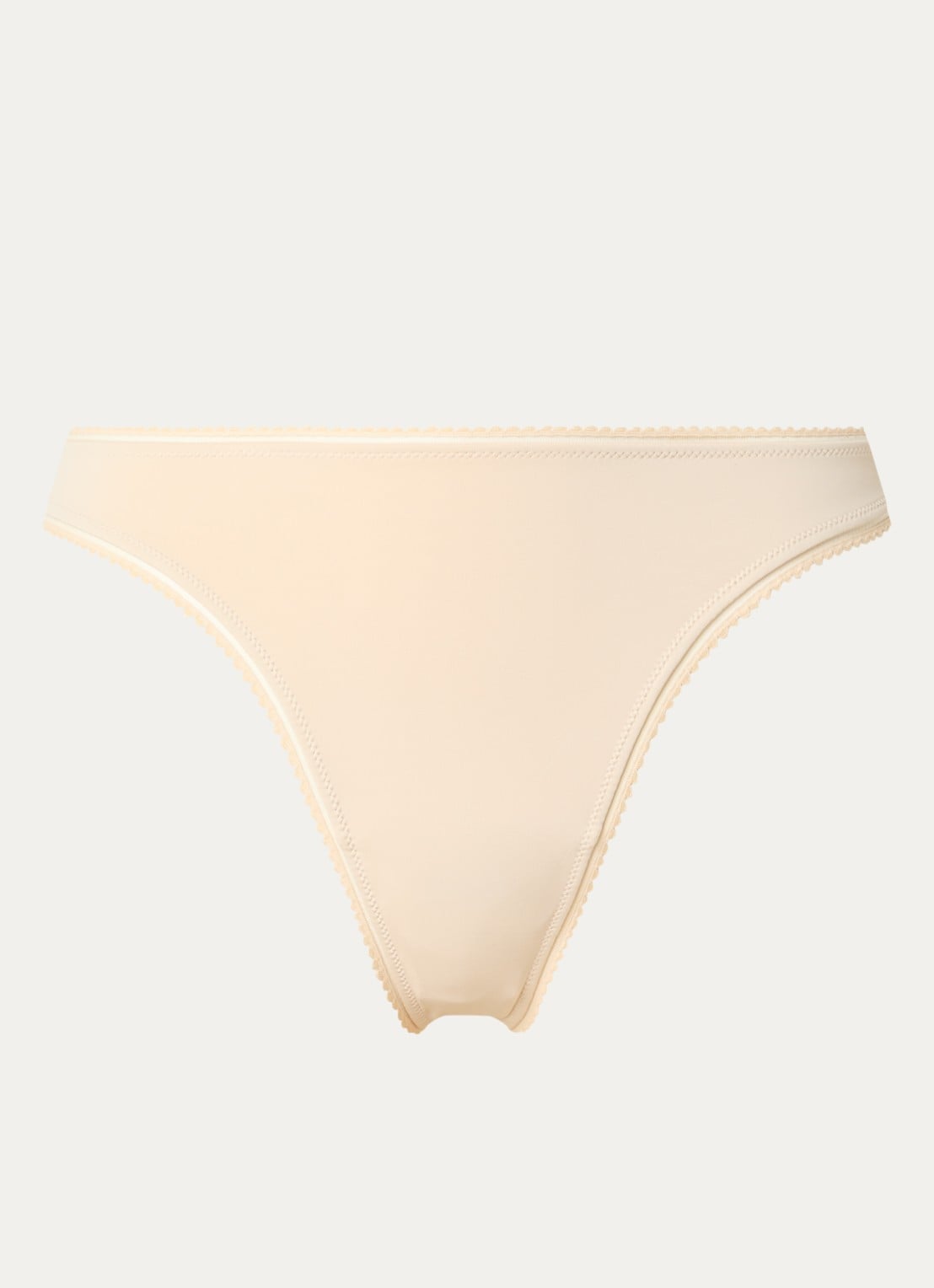 Lounge Naadloze string  - voorkant gebroken wit