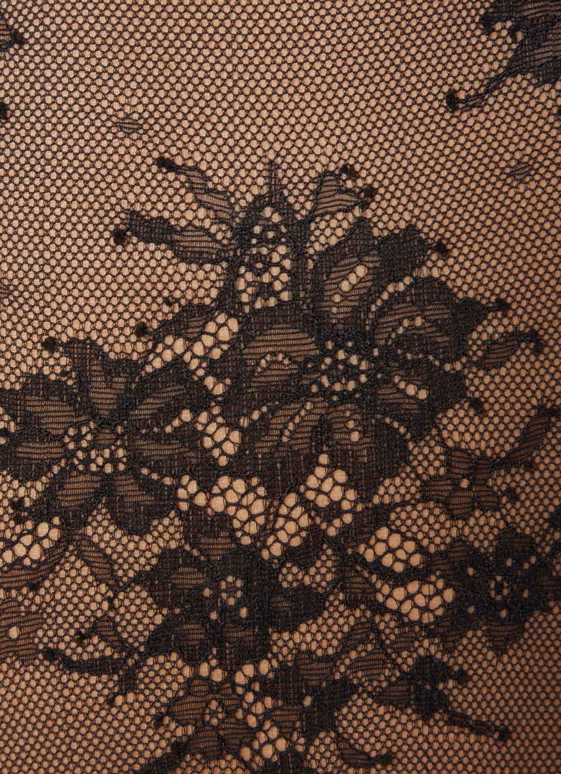 Lounge Sultry body van kant - detail 5 zwart