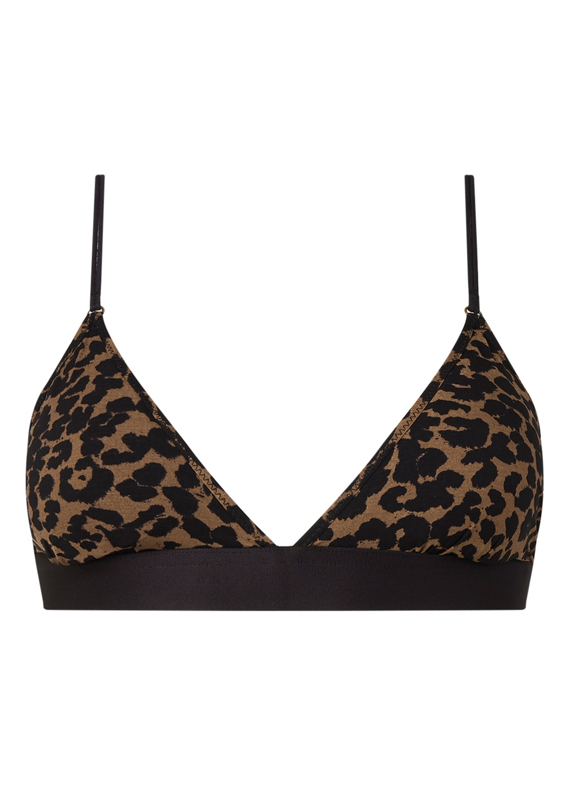 Love Stories Darling bralette met luipaard print - voorkant 3 bruin