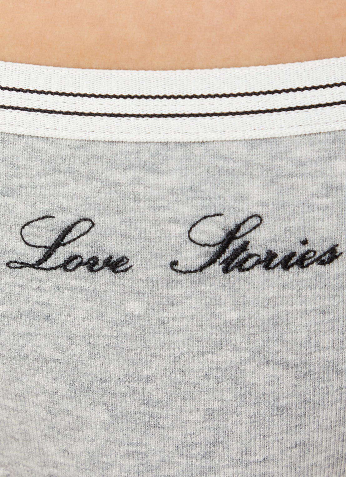 Love Stories Roomie string met logo - detail 2 grijsmele