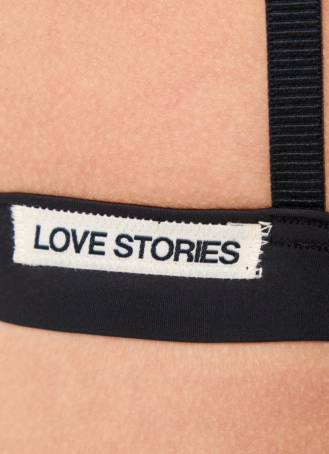 Love Stories Uma bralette met pailletten - detail 4 zwart