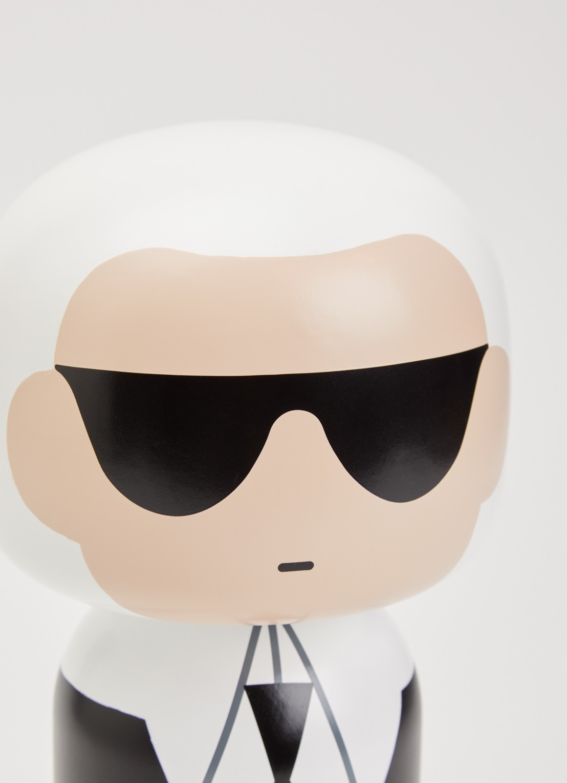 Lucie Kaas Karl Kokeshi Doll 30 cm - voorkant 2 zwart