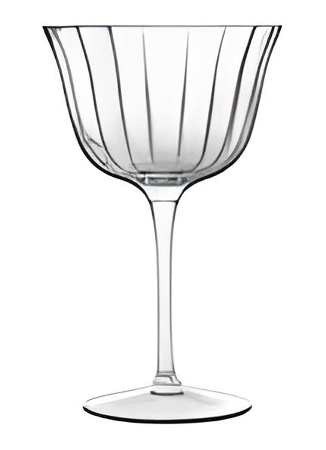 Luigi Bormioli Bach Retro Fizz glas 26 cl set van 4 - voorkant transparant