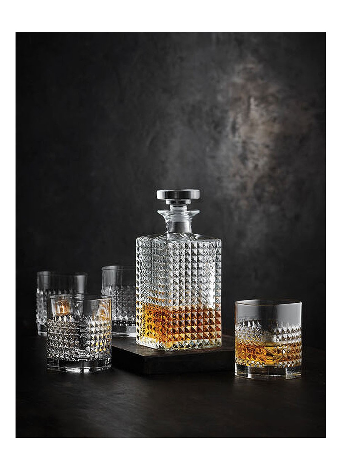 Luigi Bormioli Mixology Elixir Whiskyset 5-delig - detail 3 transparant