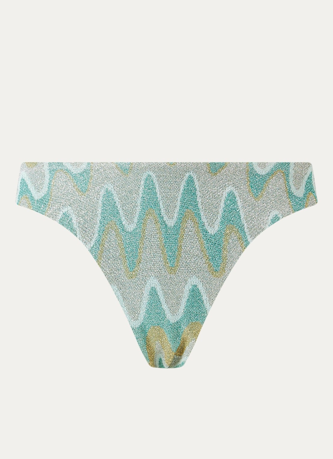Luli Fama Bikinislip met lurex - voorkant 3 mint