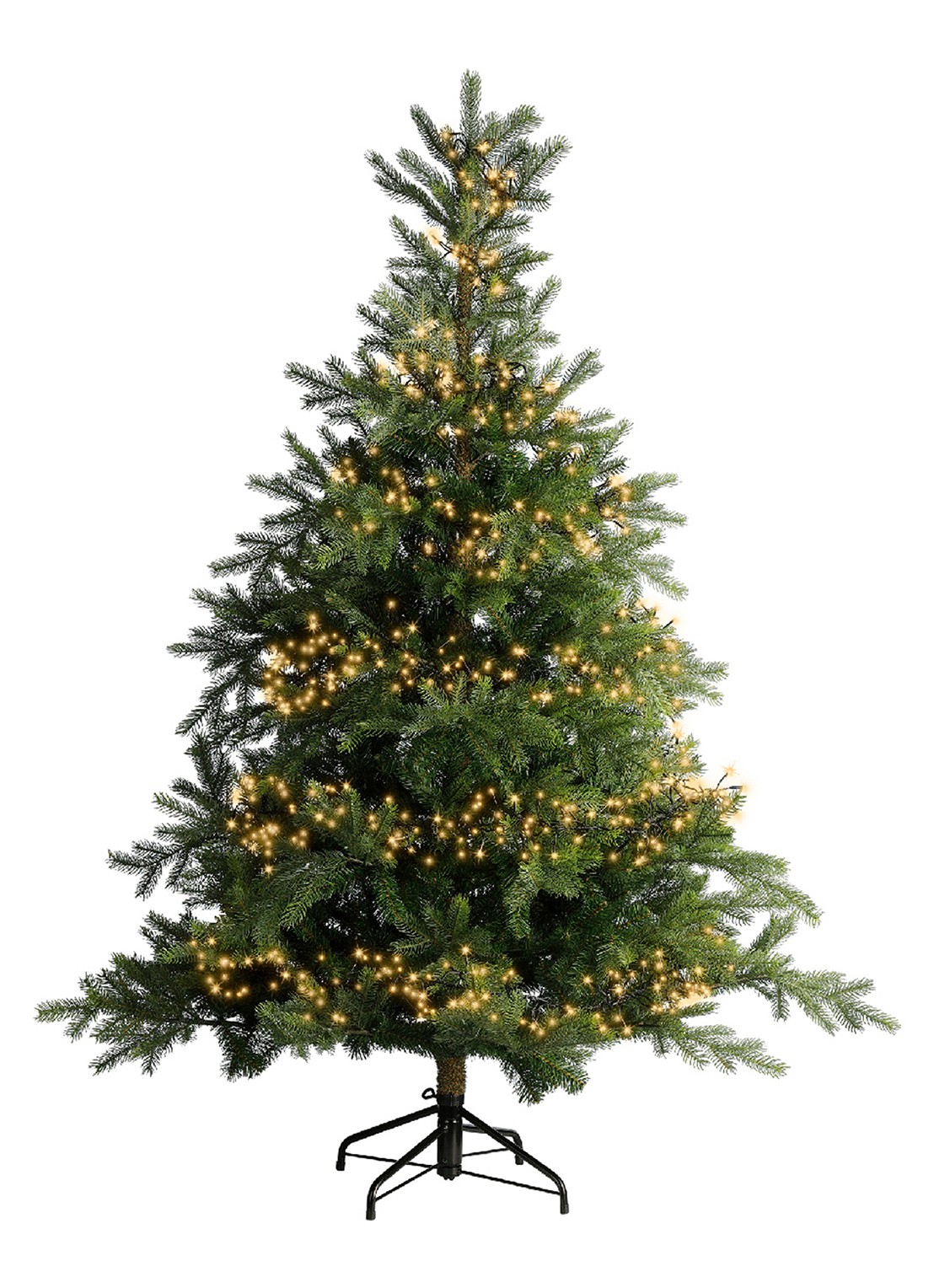 Lumineo Cluster Twinkle lichtslinger 10,5 meter - detail zwart
