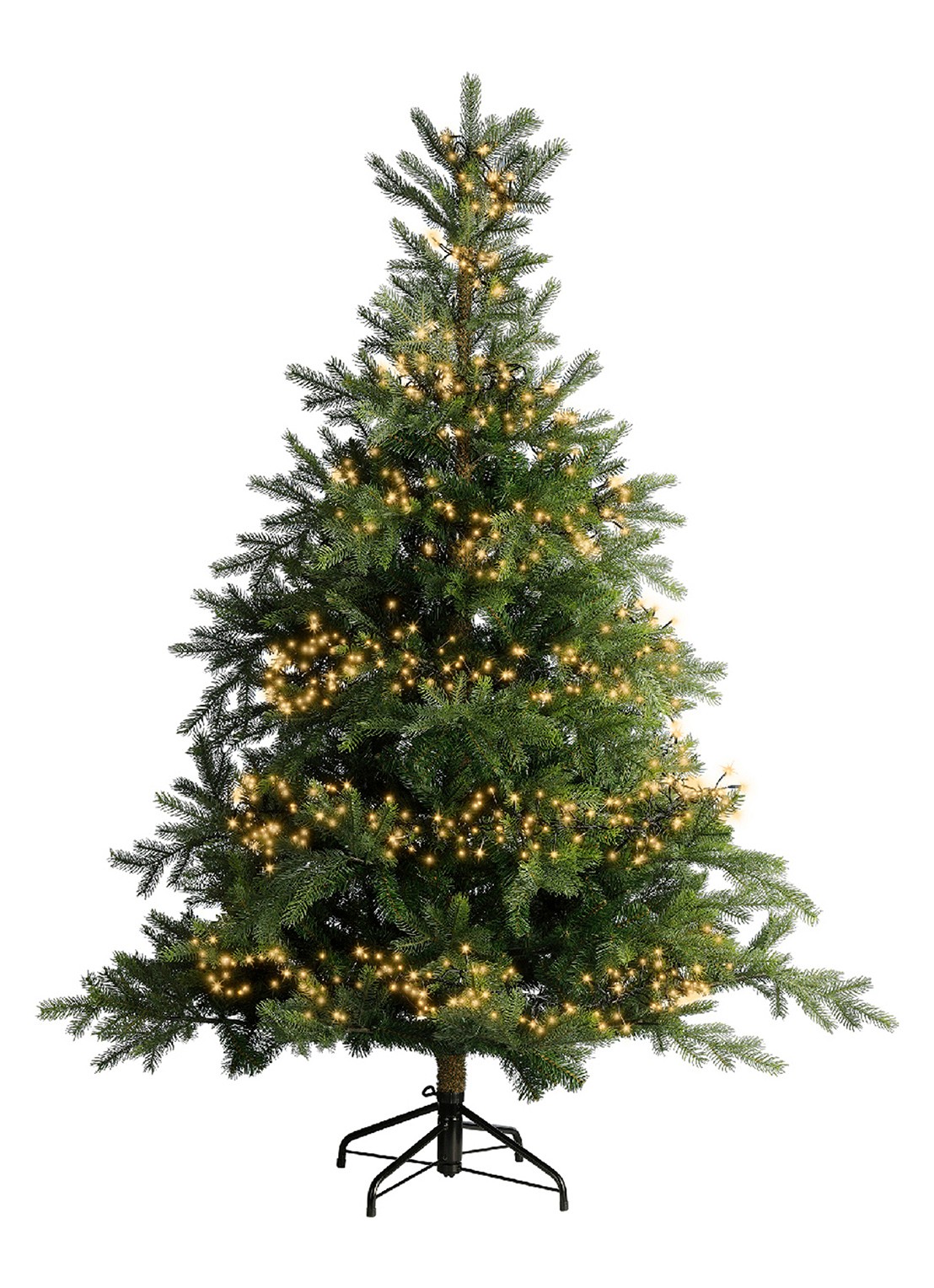 Lumineo Cluster Twinkle lichtslinger 14 meter - detail zwart