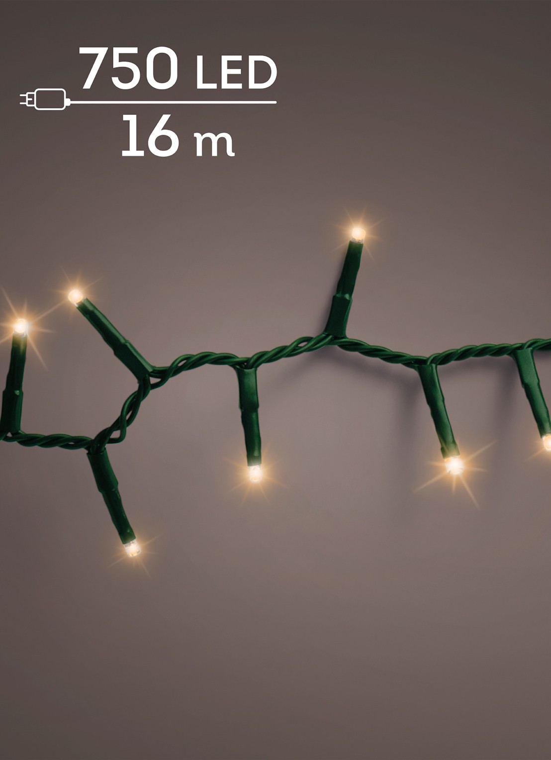Lumineo Compact lichtslinger 16 meter - voorkant groen