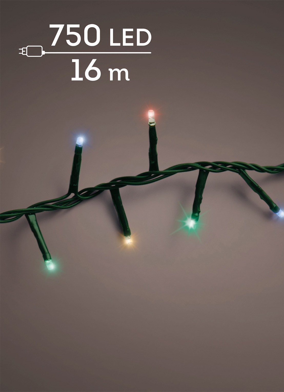 Lumineo Compact lichtslinger 16 meter - voorkant groen