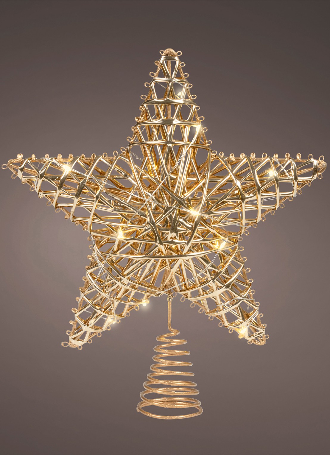 Lumineo Piek 27 cm - voorkant goud
