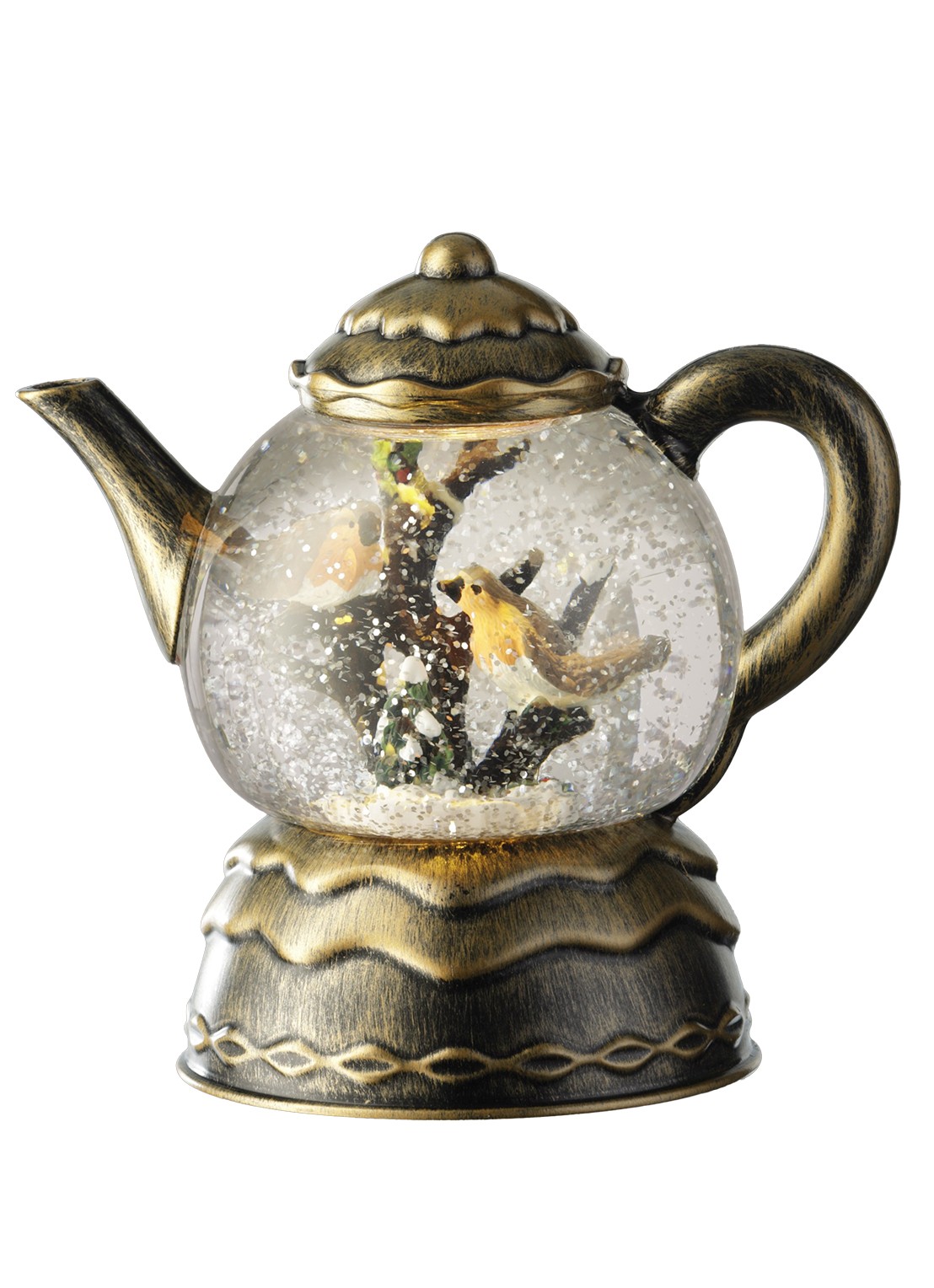 Lumineo Waterspinner 18 cm - voorkant goud
