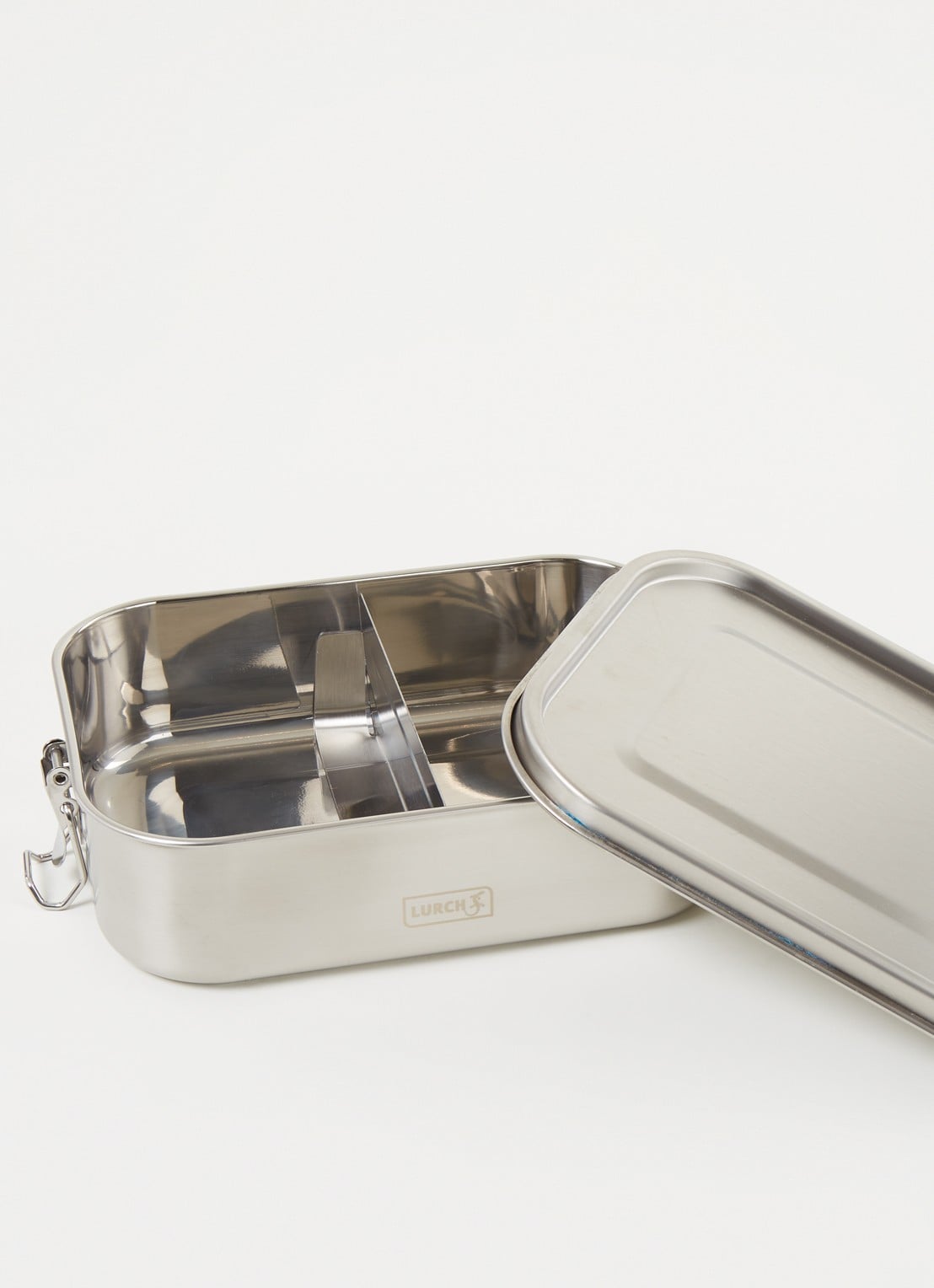 Lurch Snap lunchbox - detail zilver