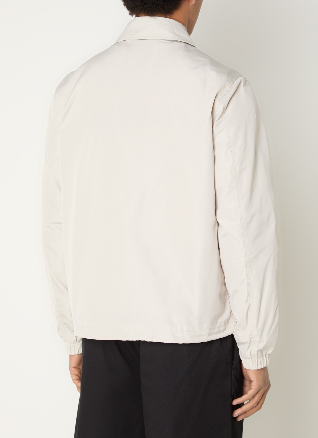 Lyle & Scott Coach jack met steekzakken - achterkant creme