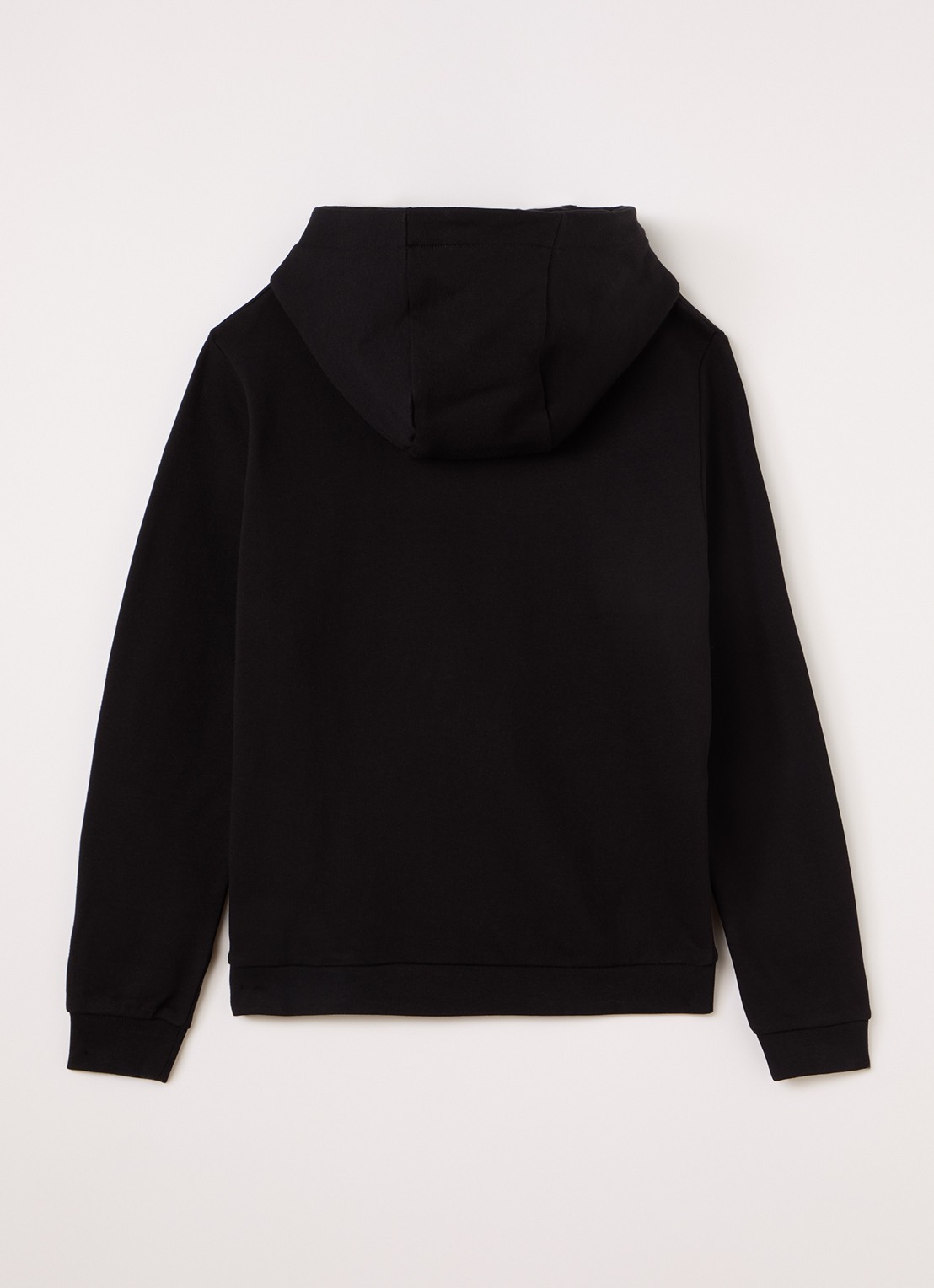 Lyle & Scott Hoodie met logo - voorkant 3 zwart