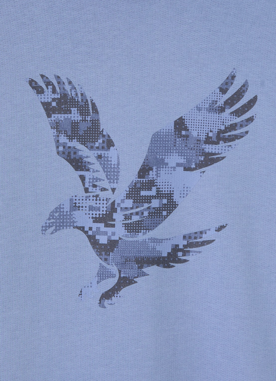 Lyle & Scott Hoodie met logoprint - detail 3 blauw