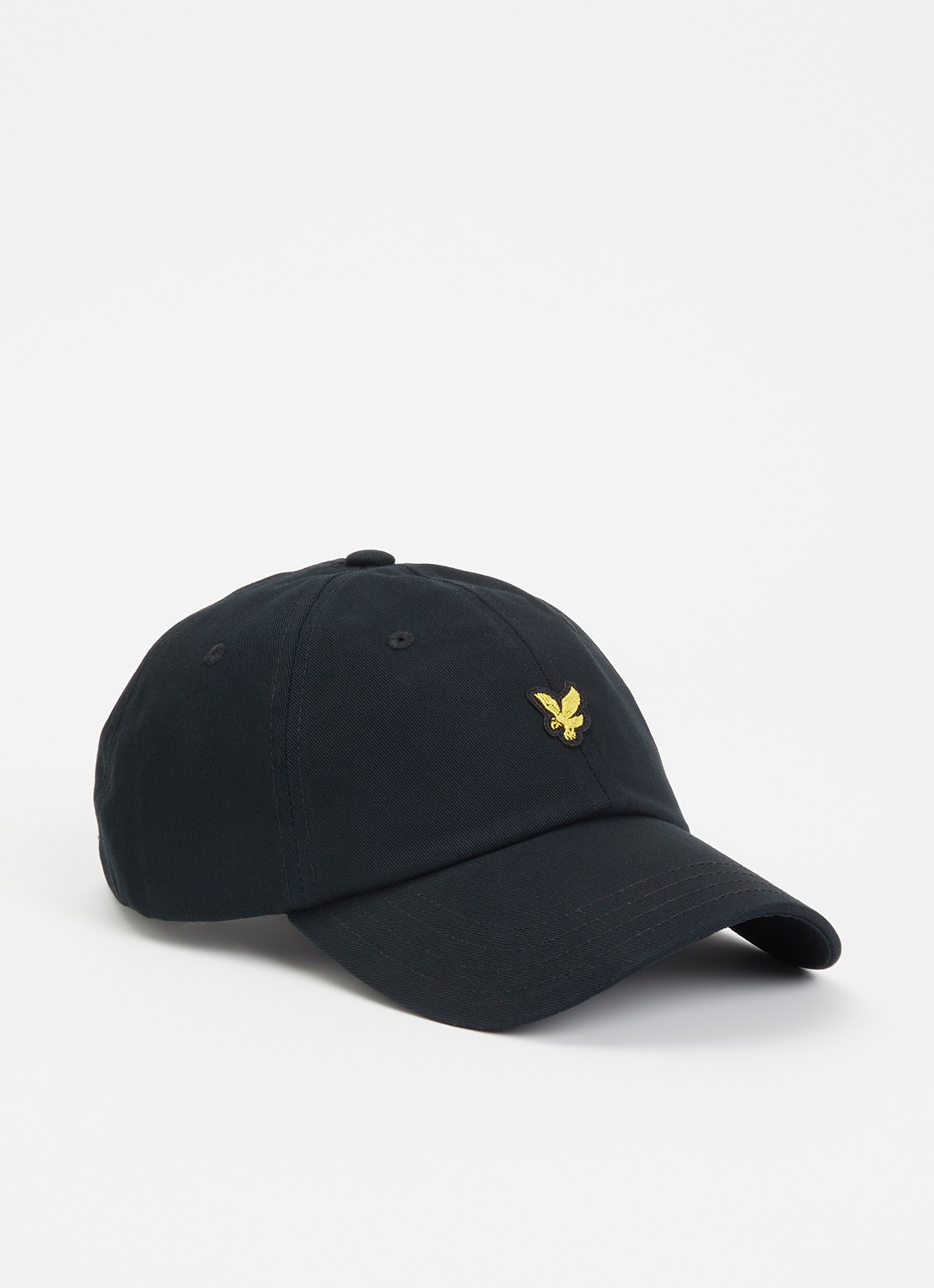 Lyle & Scott Pet met logoborduring  - voorkant zwart