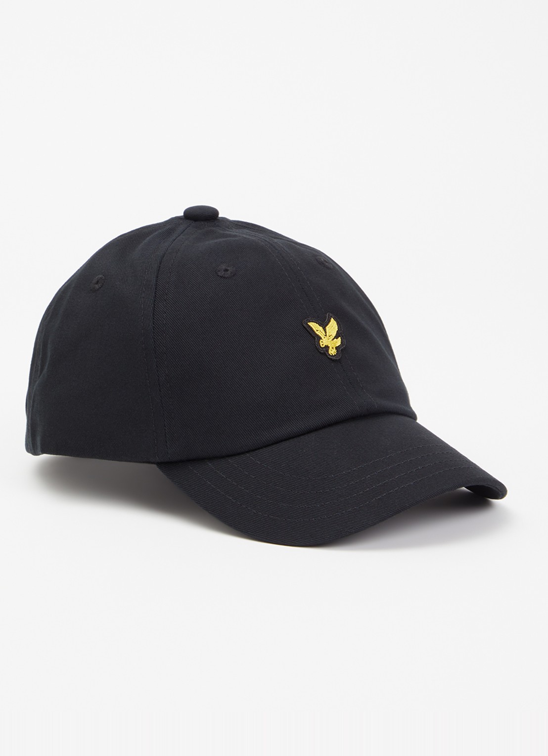 Lyle & Scott Pet met logoborduring - voorkant zwart