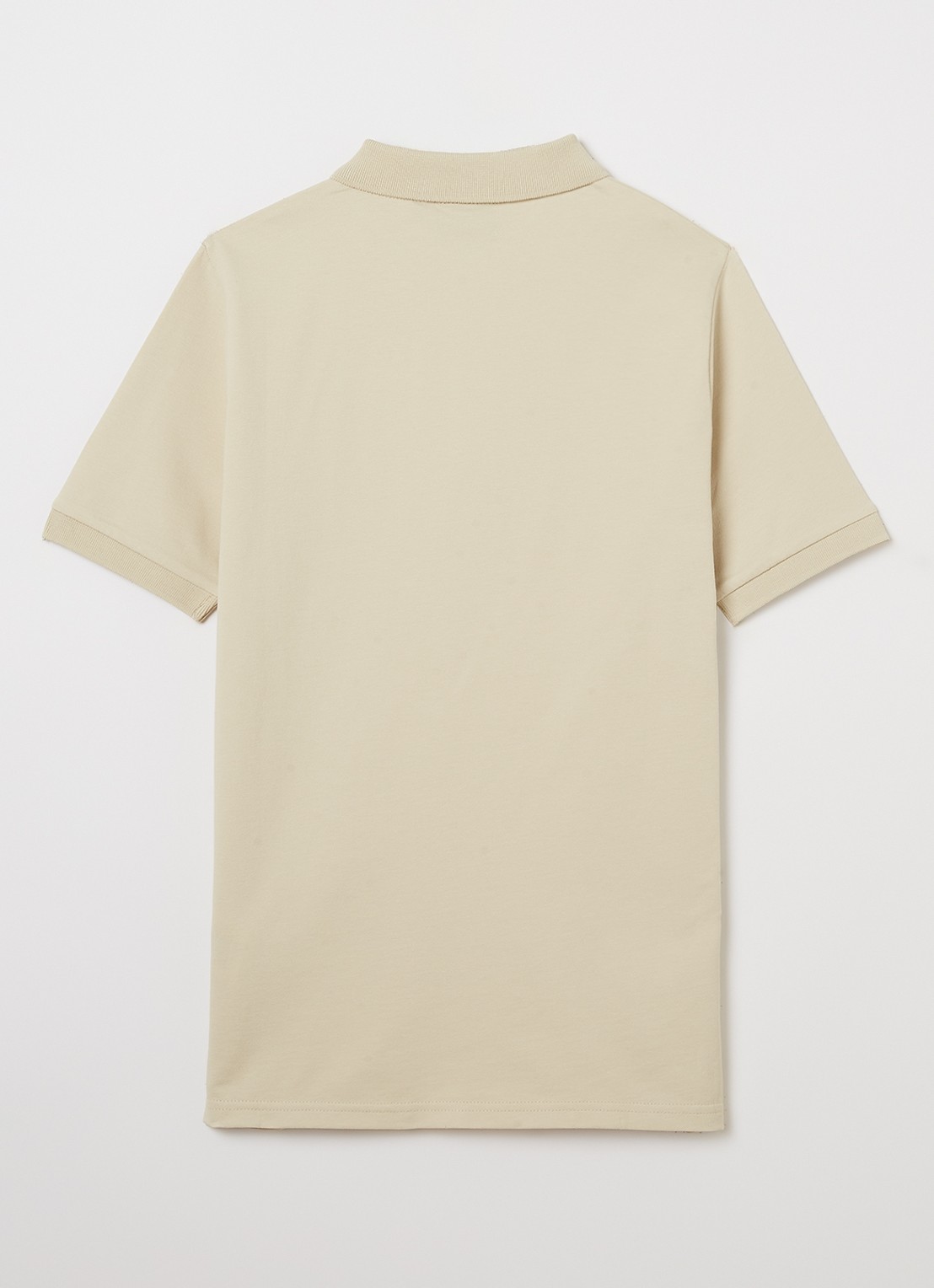 Lyle & Scott Polo met logoborduring - detail 4 beige