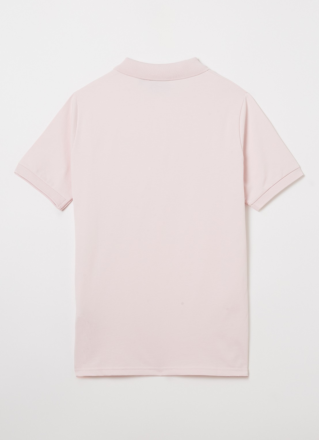 Lyle & Scott Polo met logoborduring - voorkant lichtroze