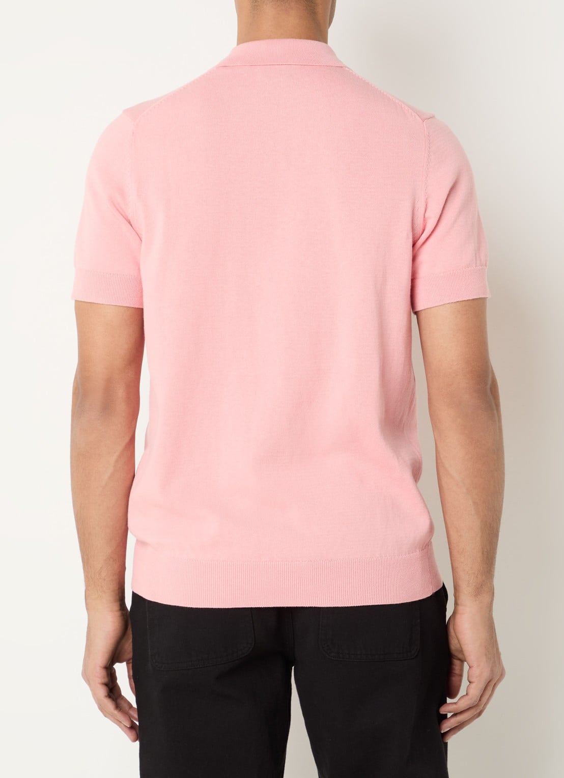 Lyle & Scott Regular fit polo met logo - achterkant 3 roze