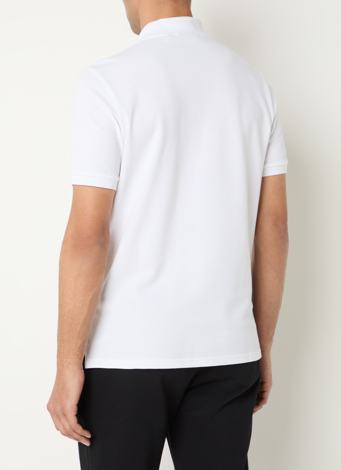Lyle & Scott Regular fit polo met logo - achterkant 4 wit