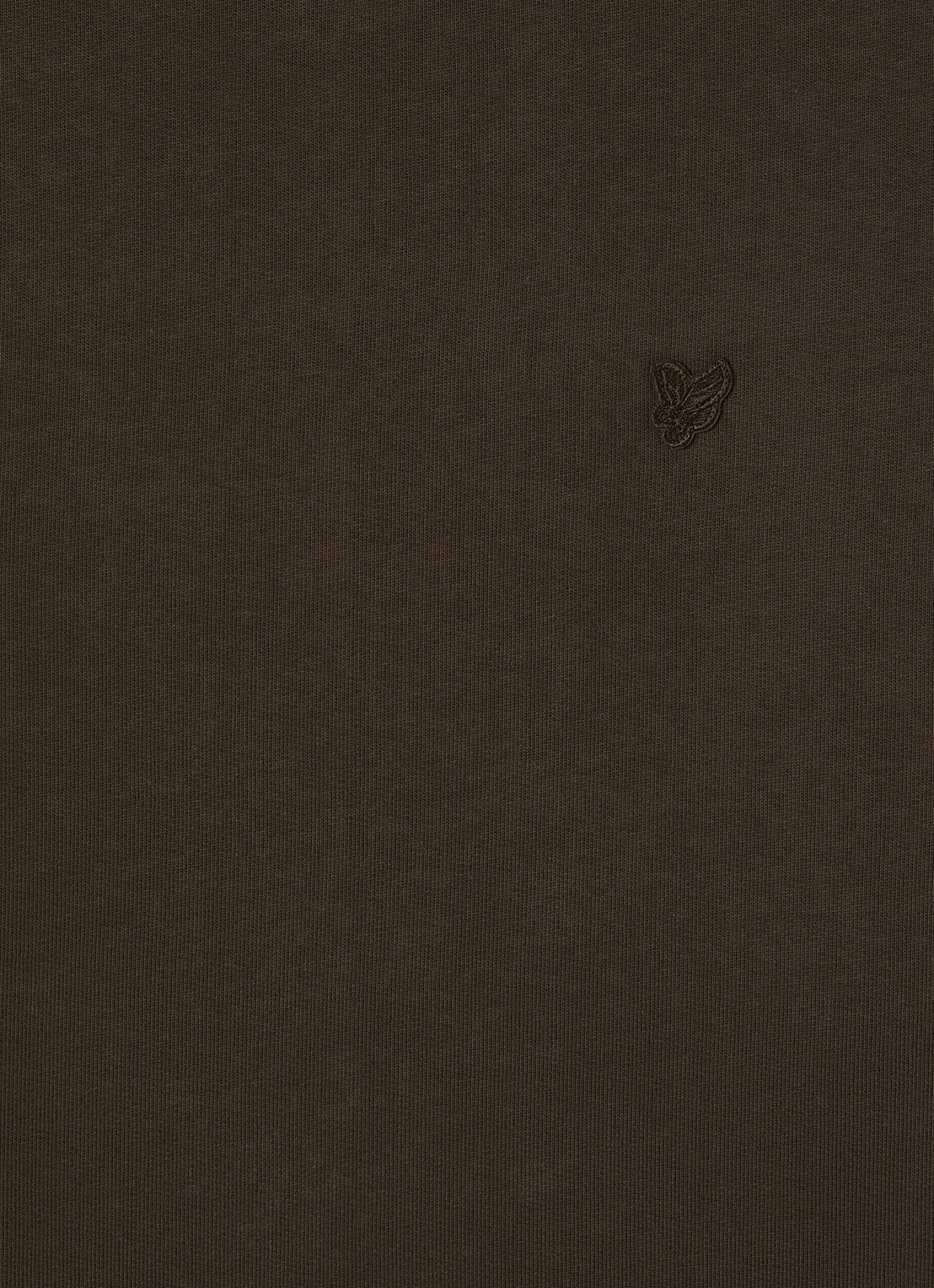 Lyle & Scott Sweater met logo - detail 3 donkerbruin