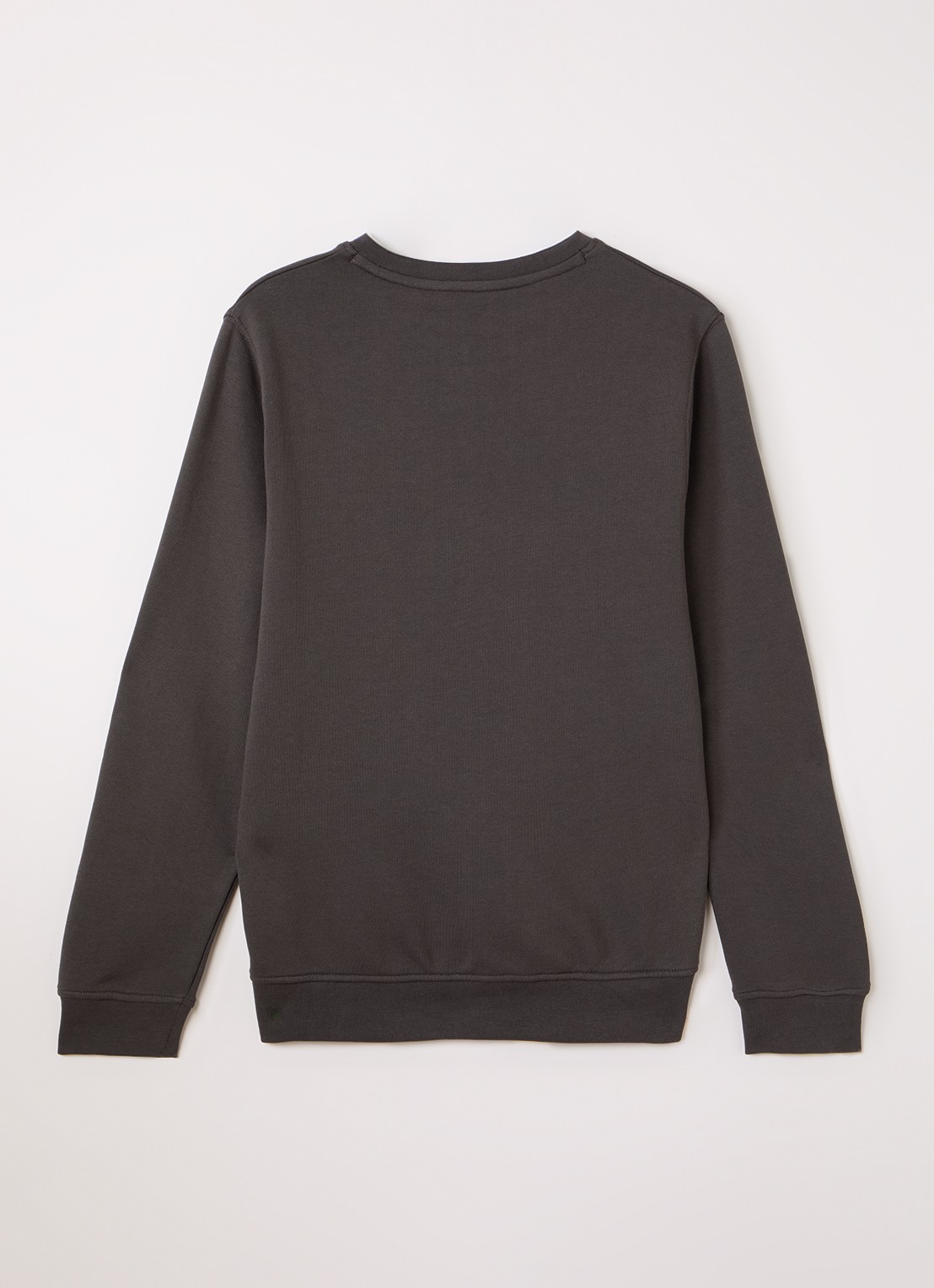 Lyle & Scott Sweater met logo - voorkant 2 antraciet