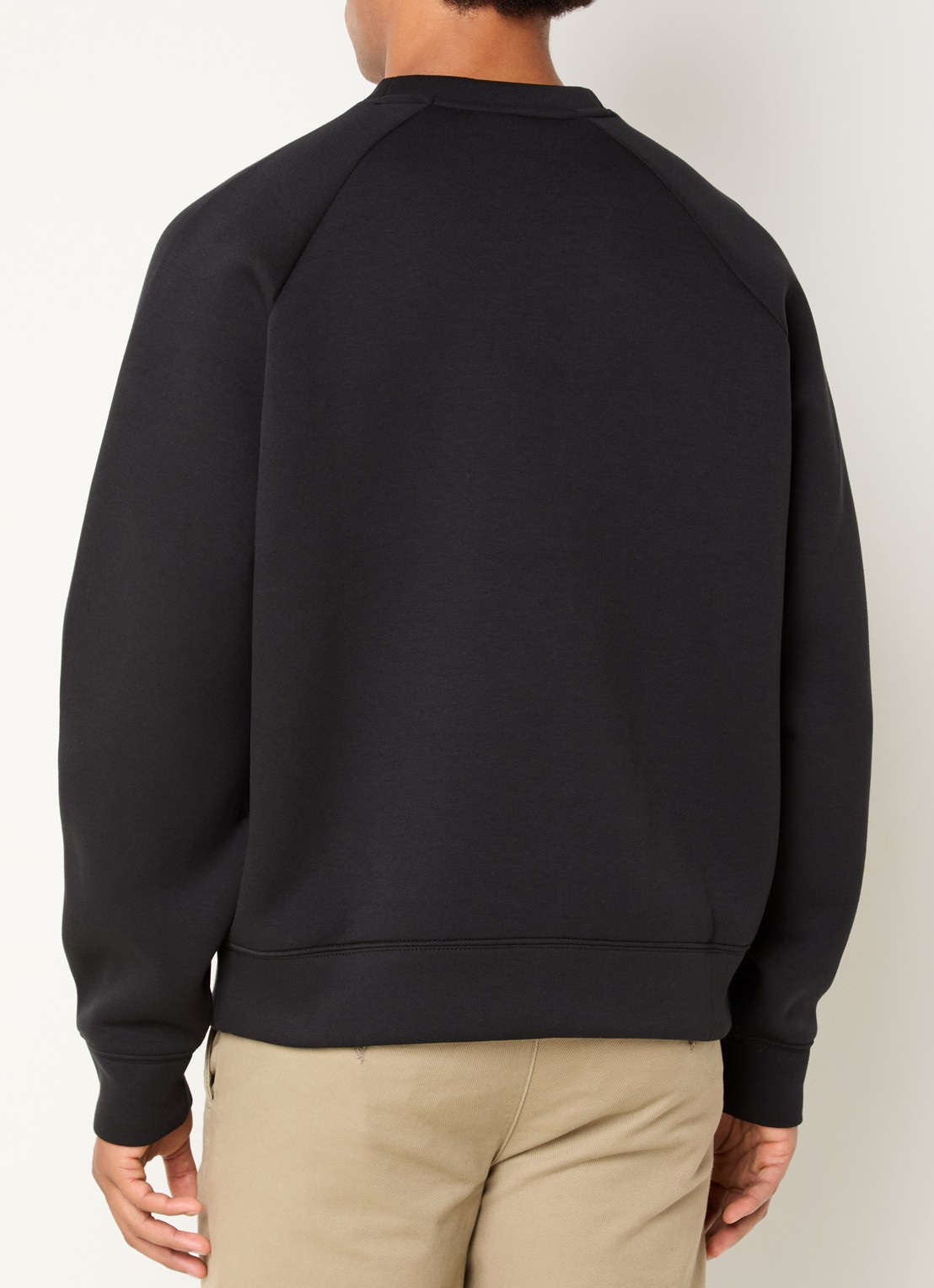 Lyle & Scott Sweater met logoborduring - achterkant 4 zwart