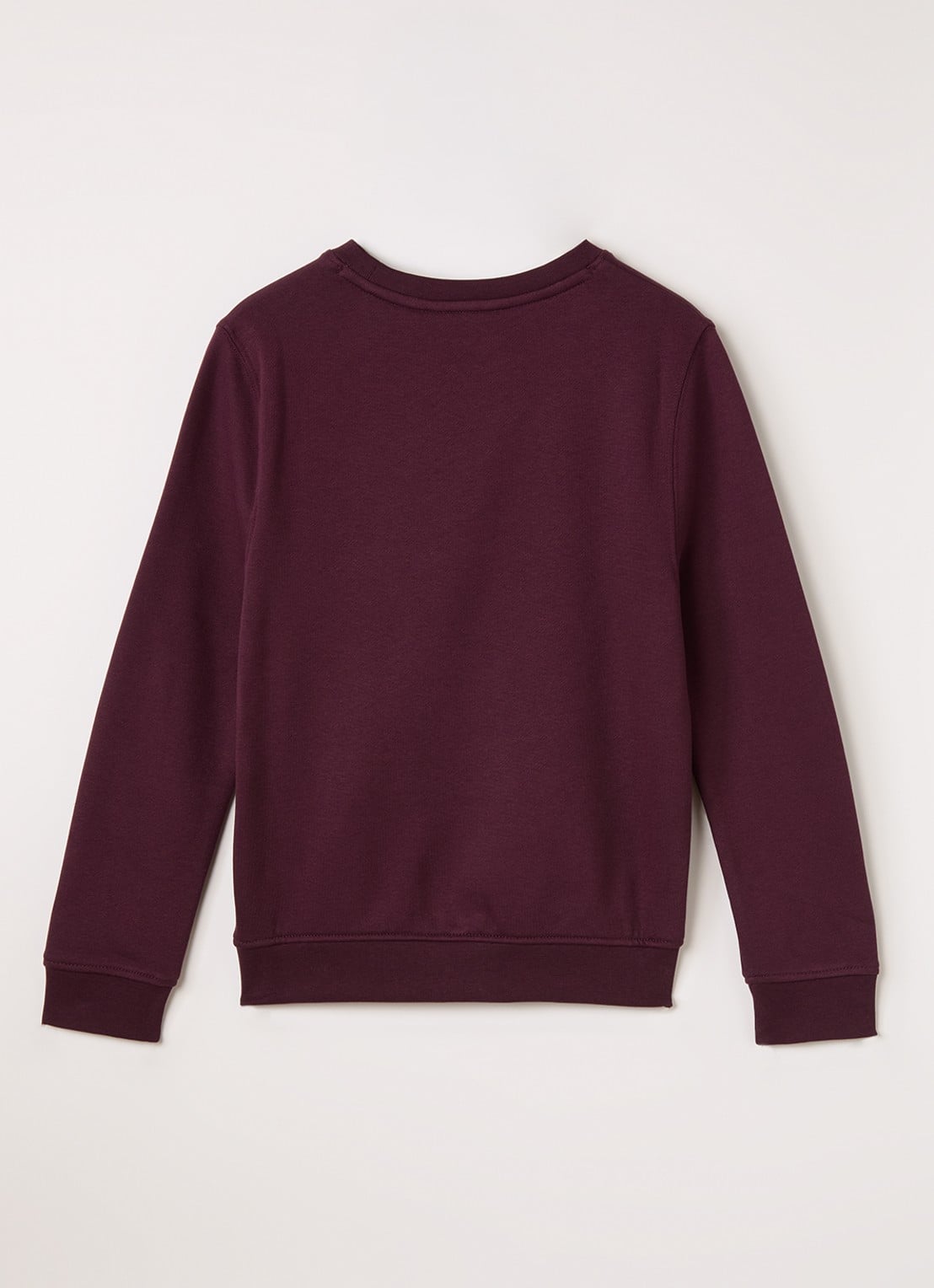 Lyle & Scott Sweater met logoborduring - voorkant 2 bordeauxrood