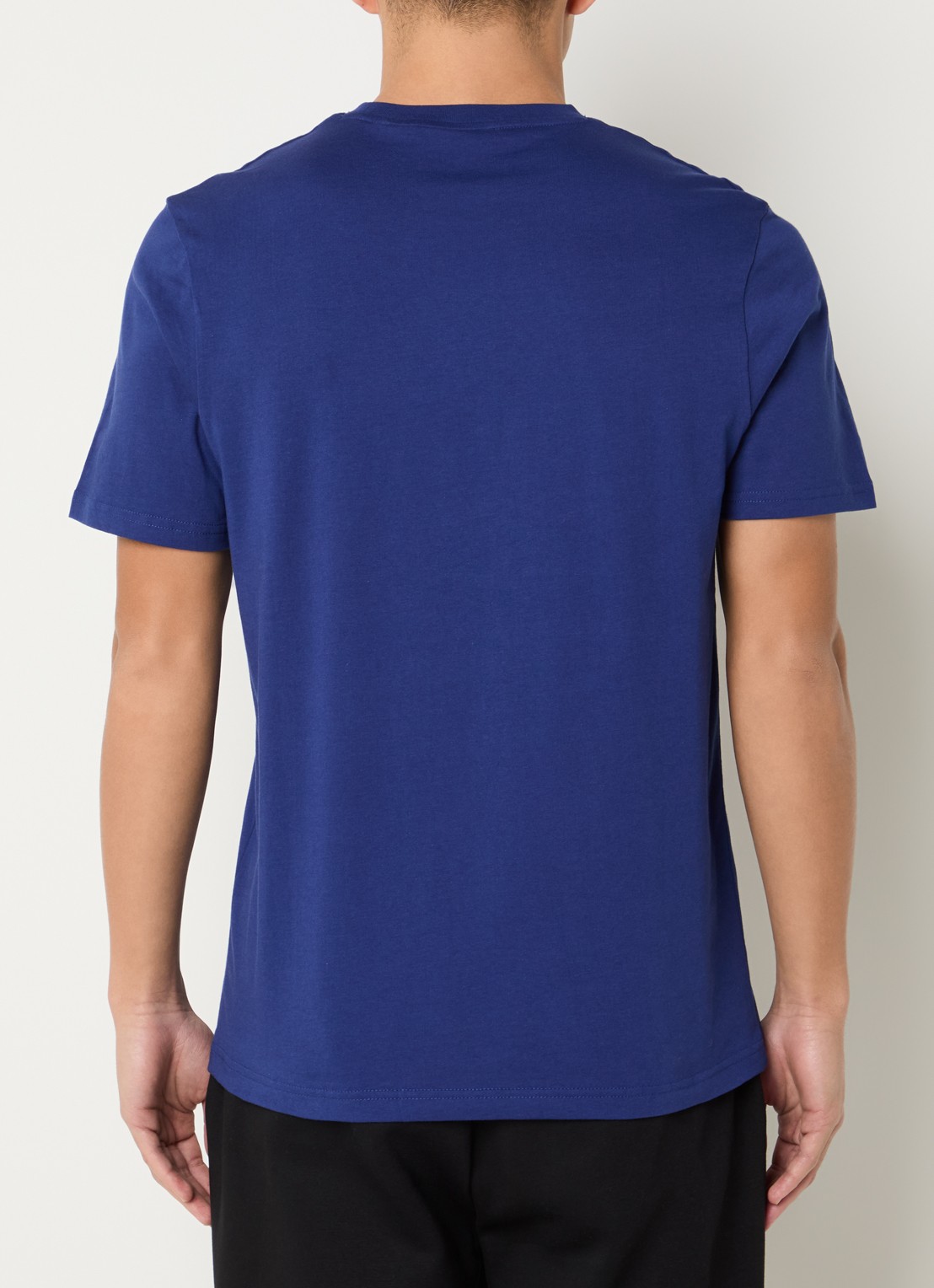 Lyle & Scott T-shirt met logo - achterkant 2 donkerblauw