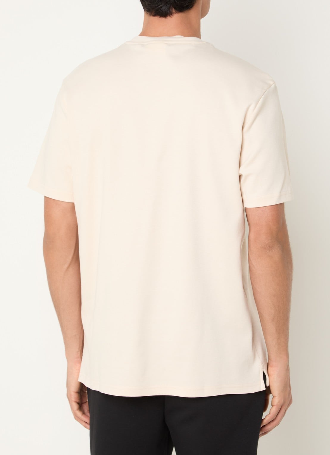 Lyle & Scott T-shirt met logo - achterkant 4 beige