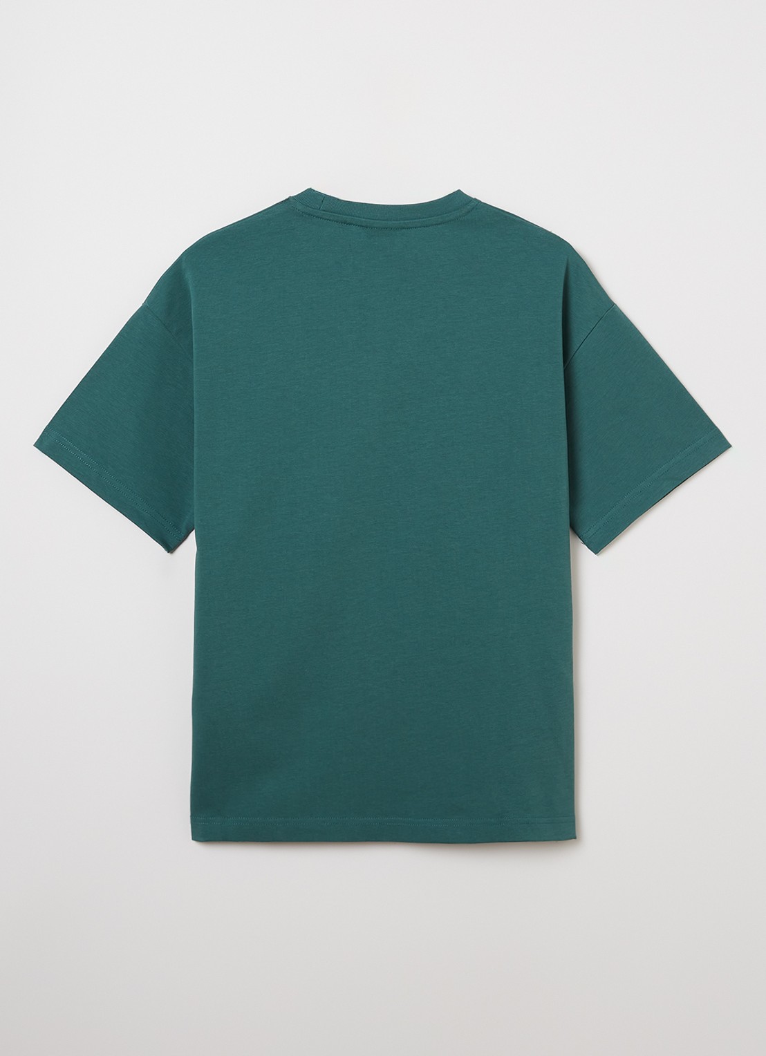 Lyle & Scott T-shirt met logoborduring - detail 3 groen