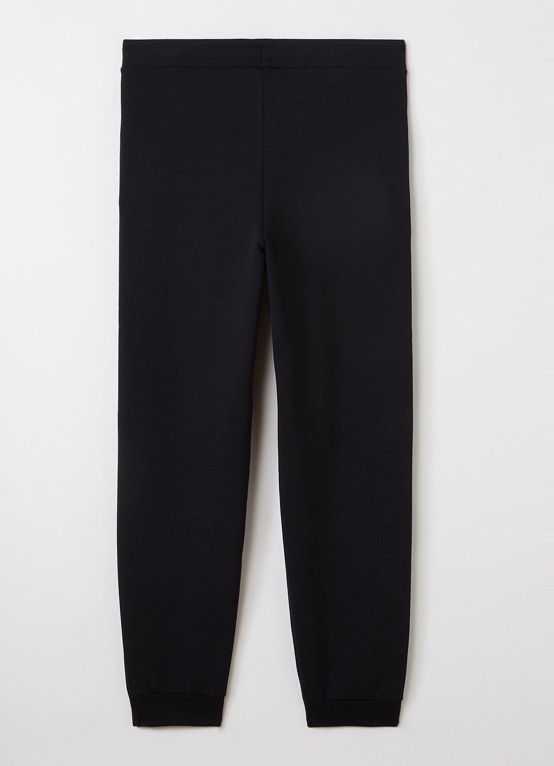 Lyle & Scott Tapered fit joggingbroek met logo - voorkant 2 zwart