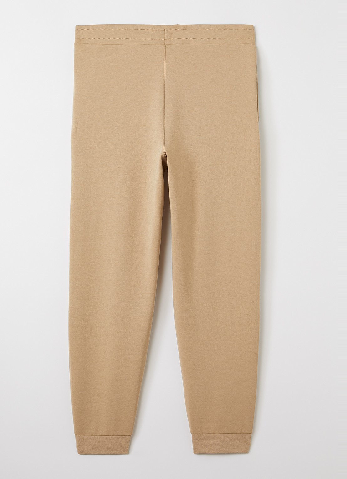 Lyle & Scott Tapered fit joggingbroek met logo - voorkant 3 zand