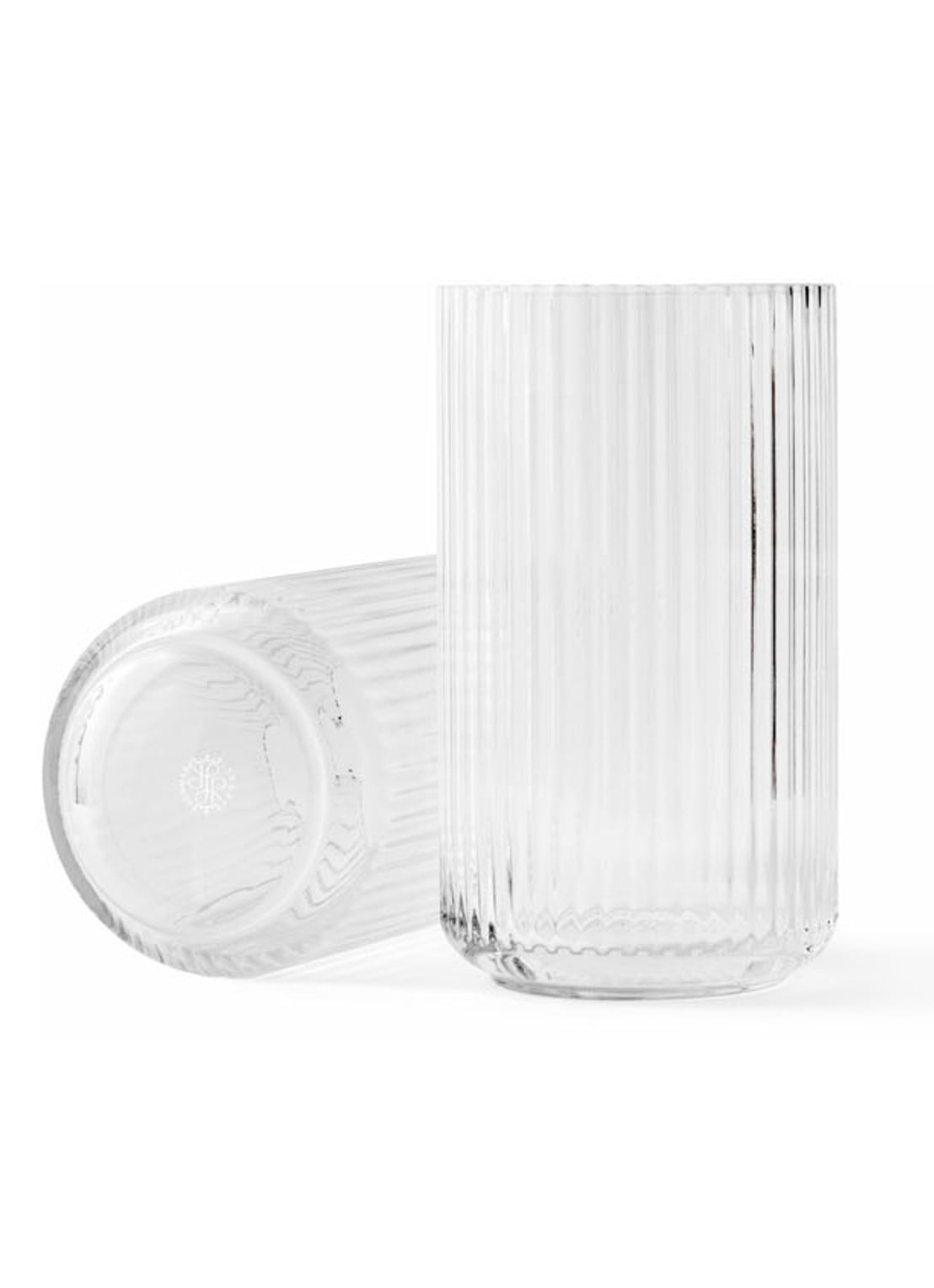 Lyngby Porcelaen Lyngby vaas 25 cm - detail 3 transparant