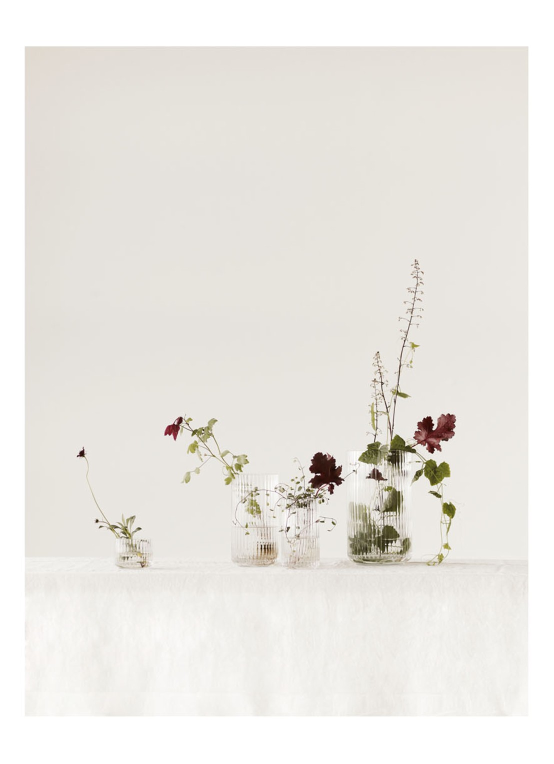 Lyngby Porcelaen Lyngby vaas 25 cm - detail 4 transparant
