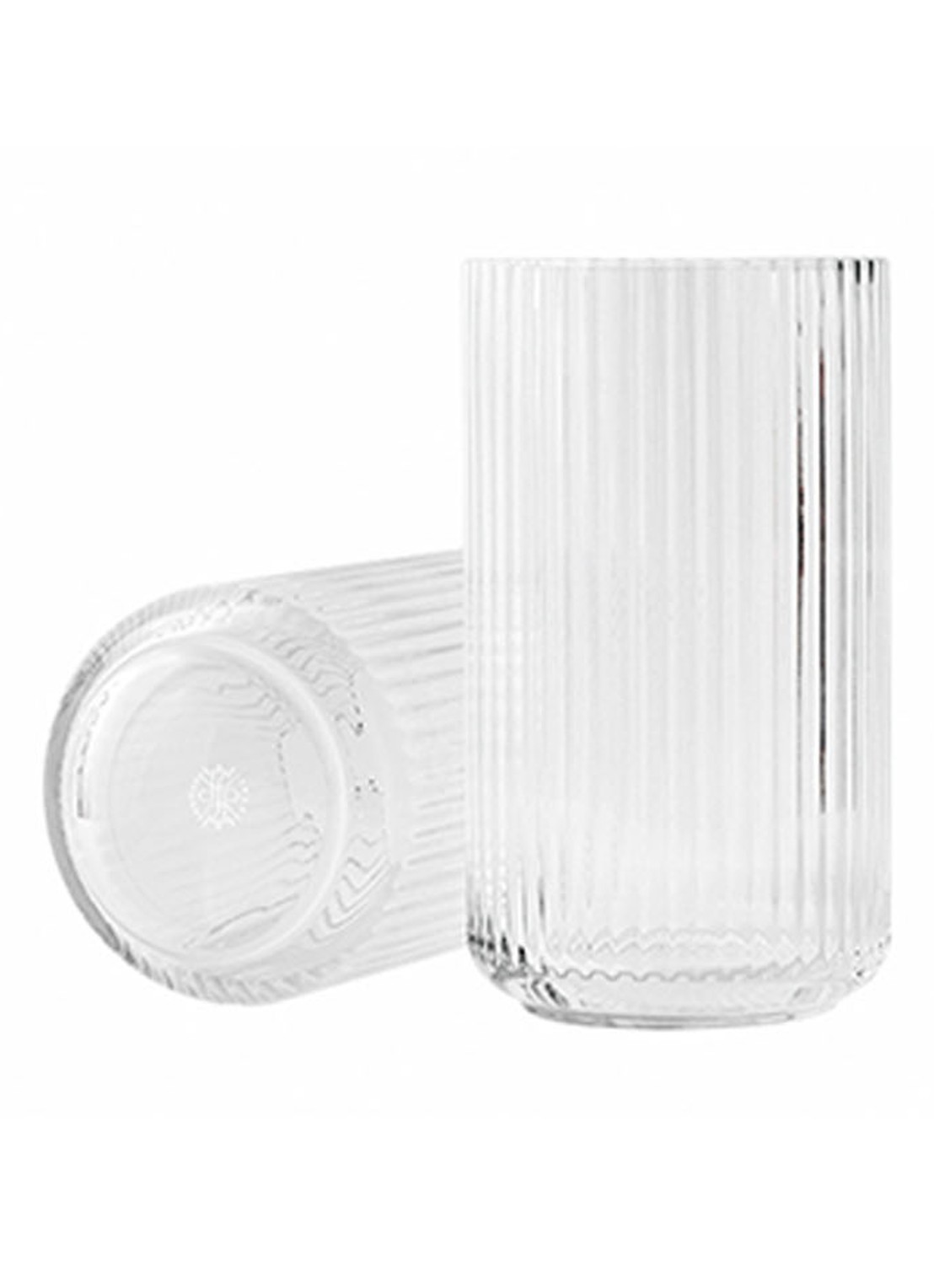 Lyngby Porcelaen Lyngby vaas 31 cm - detail 4 transparant