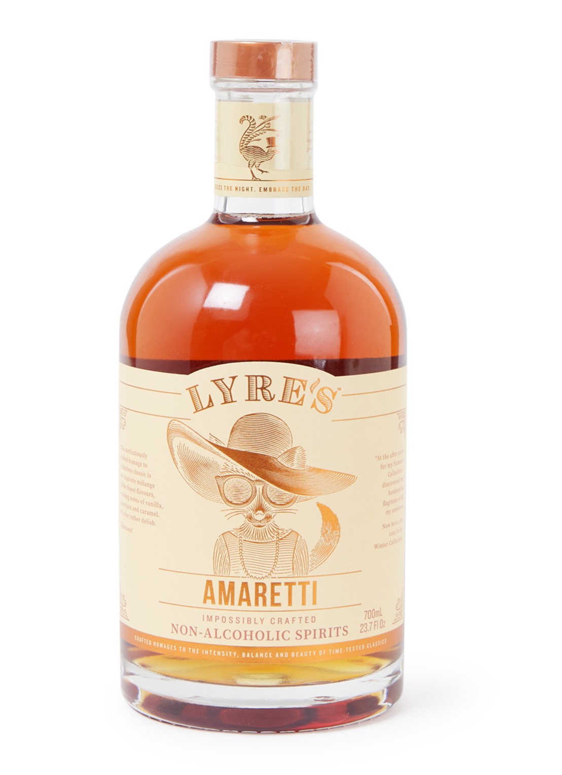 Lyre's Amaretti alcoholvrij 700 ml - voorkant undefined