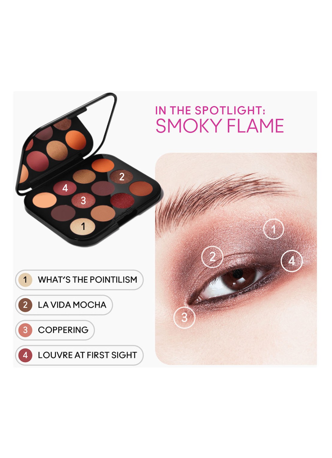 M·A·C Connect In Colour Eye Shadow Palette X12 - oogschaduw palette - detail 6 future flame