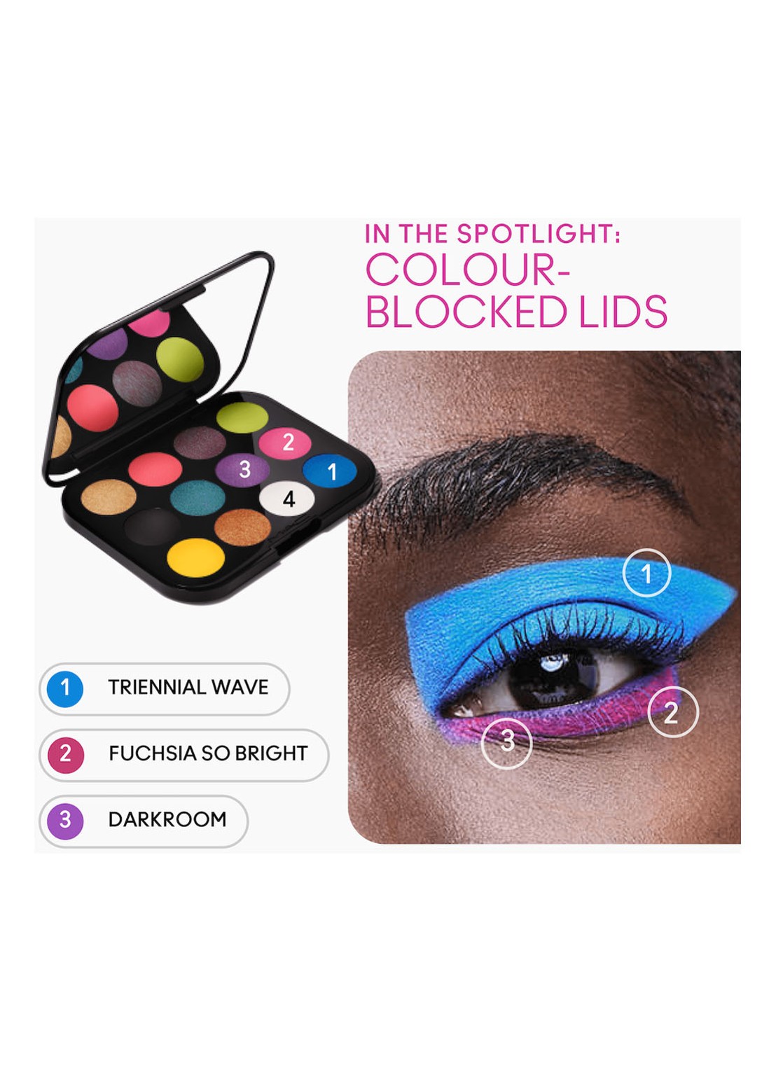 M·A·C Connect In Colour Eye Shadow Palette X12 - oogschaduw palette - detail 4 hi-fi colour