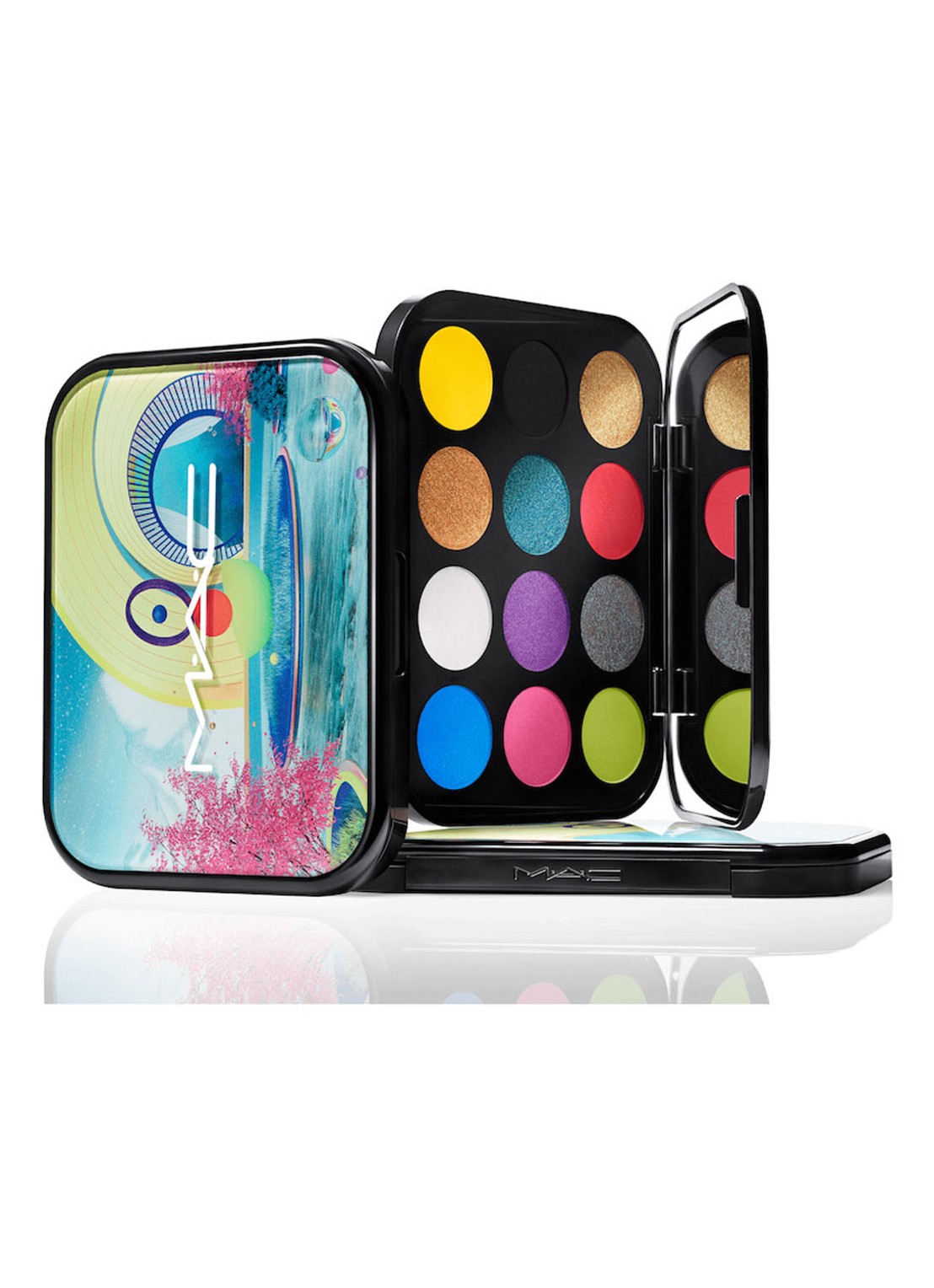 M·A·C Connect In Colour Eye Shadow Palette X12 - oogschaduw palette - voorkant hi-fi colour