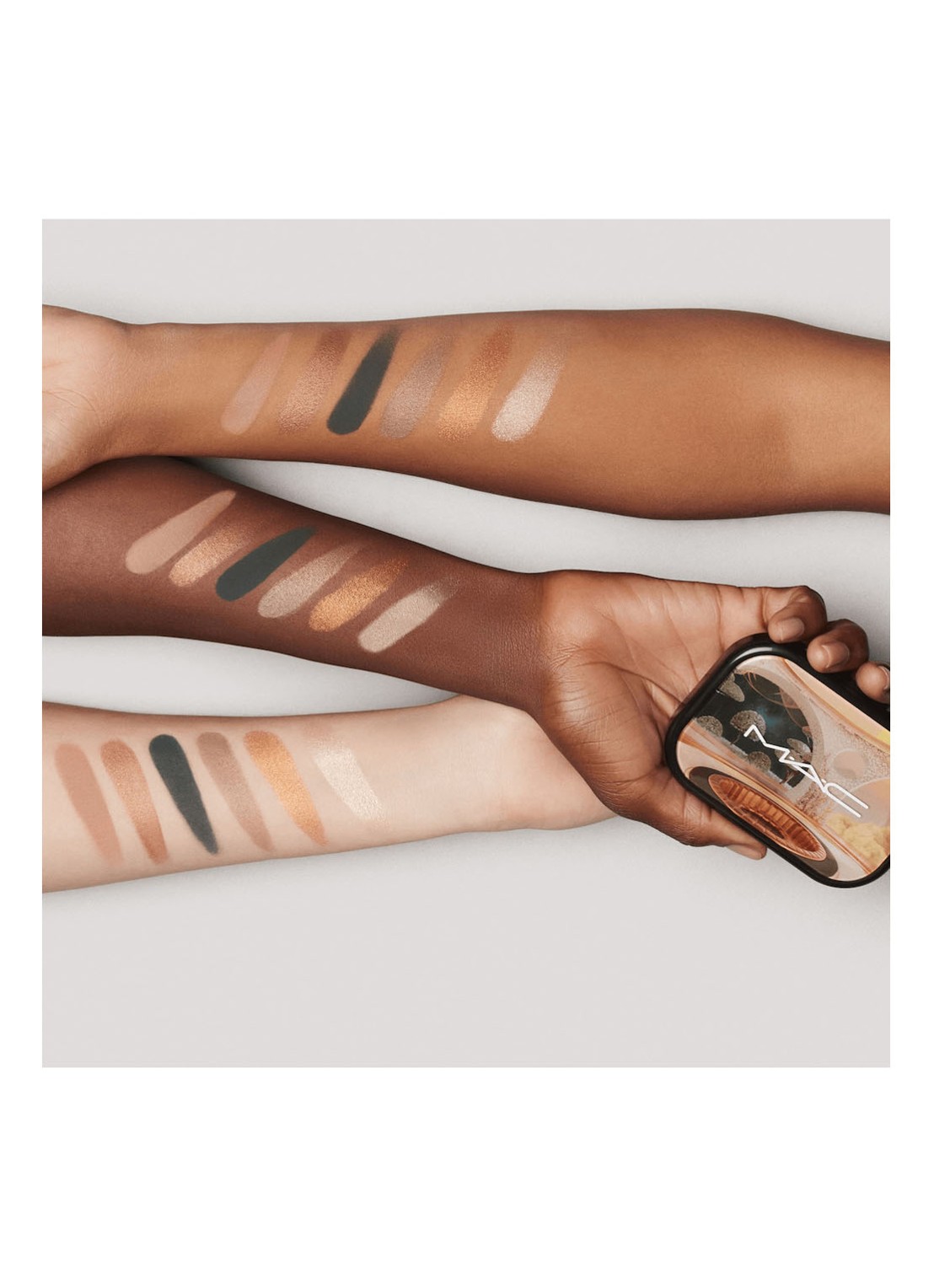 M·A·C  Connect In Colour Eye Shadow Palette X6 - oogschaduw palette - detail 2 bronze influence